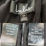 Lulus Black Criss Cross Back Chiffon A-line Long Maxi Dress SMALL Pageant Prom Photo 5