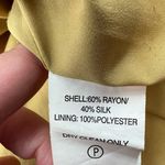 Marie Oliver  silk blend floral ruffle blouse sz S Photo 3