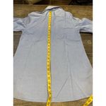 Ann Mashburn  Blue 3/4 Sleeve Size Small Popover Tunic Collared Preppy Photo 7