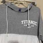 Basix of America Titanic Hoodie Womens Sz L Long Sleeve Spirit Jersey  Tshirt Photo 1