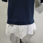 Anthropologie Elaine Rose Jersey Knit Lace Hem Dress Photo 2