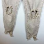 L'Agence NWT High Line Distressed Cropped Skinny in Biscuit Destruct Size 27 Photo 5