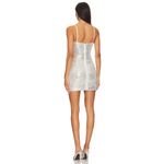 retrofete Avanya Knit MIrror Mini Dress White Womens Size Medium Photo 4