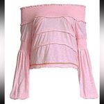 Womens Pitūsa White Off The Shoulder Top size Petite (Adult XS) Photo 1