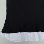 Jou Jou Black White Collared Buisness Formal Tank Top Photo 3