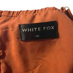 White Fox Boutique White Fox Women's‎ M Burnt Orange Corset Crop Top Going Out Cropped Zip Back Photo 1
