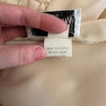 Lizzy & Johnny by Lucero Cream Midi Dress Vintage Pleated Surplice Belted M Size M Photo 11