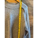 Brochu Walker  sweater fringe 100% Cashmere blue long sleeves luxury excellent Photo 5