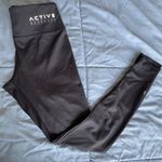 Compression running tights 7/8 active research size large Black Photo 0