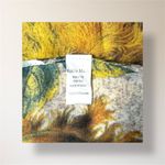 Kollie More Floral Print Long Scarf Wrap Shawl Tan Yellow Green Boho Art to Wear Brown Photo 9