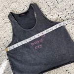 Voight by Valentina Making Boys Cry Rhinestone Y2K Crop Tank Washed Blac… Black Photo 3