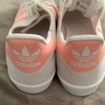 Adidas Superstar white Mesh with Peach stripes size 6 Photo 1