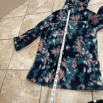 The North Face Womens Fleece Hoodie Pullover caPrint Navy Pink Blue campshire Photo 8