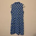 J. McLaughlin Athletic Polo Dress Size Medium Blue and Yellow Photo 4