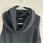 Badgley Mischka  Black Sleeveless Turtleneck Top Size: M Photo 6