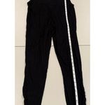 Michael Lauren  Overalls Womens Medium Black Jumpsuit Relaxed Travel Stretch Photo 6