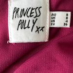 Princess Polly Magenta Tie Front Crop Top Photo 2