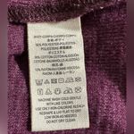 We The Free Free People  Split Back Turtleneck Sweater Size Medium purple Photo 6