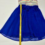 B Darlin Cream and Pink Zigzag Dress Photo 5