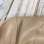 LBLC Max Button Up Shirt Long Sleeve in Taupe Tan Size Small NWT Faux Leather Photo 14