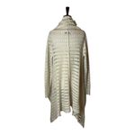 Knox Rose  Sweater Women Small Ivory Open Front Open Knit Asymmetric Hem Cardigan Photo 1