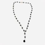 Sterling Silver Delicate , beaded  necklace Photo 4