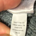 Old Navy Women’s Grey Sleeveless Cropped Cable-Knit Turtleneck Sweater Vest Photo 12