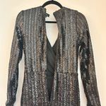 Lulus  Love Lasts Forever Black Sequin Long Sleeve Maxi Dress Size S Photo 10