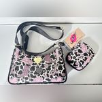 Betsey Johnson Luv Betsey Cowgirl Heart Theme Crossbody W/ Web Strap and Pouch Photo 6