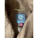 Vince Camuto Asymmetrical Wool Blend Pea Coat Sz. Small Brown Belt Winter Zipper Photo 3