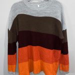 Cute Striped Sweater Multi Size M Photo 0