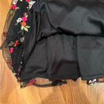 Lulus black mini embroidered sheer overlay dress floral small‎ EUC wedding Pink Photo 2