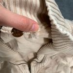 FP one free people cream cotton Sweatshirt sweater Size M Photo 4