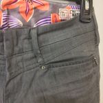 We Are Replay women's 28 low rise NADA rainbow stitch purple cuff stretchy jeans Gray Photo 5