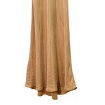 J.Crew  Gwyneth Cupro Blend Slip Dress Size 12 Pale Mocha Midi Sheath Minimalist Photo 4