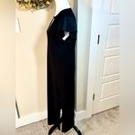 Paige Blossom Knit Flutter Sleeve Side Slit Midi Dress — Black Women’s Medium Photo 6