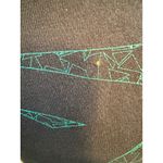 Gymshark  Women's Graphic T Shirt Navy Blue Turquoise Logo Size S flaw Photo 3