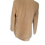 Gallery  Camel Tan Color Wool Blend Pea Coat Size M Fall Winter Photo 2