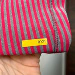 Lole  Melon & Gray Striped Racerback Tank Top Photo 3