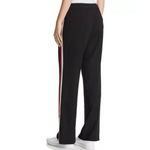 Calvin Klein Women's Size 12 Black Gold Button Striped Casual Dress Pants Office Photo 2
