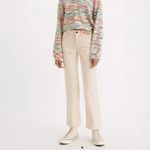 Levi's NWT Middy Ankle Boot Jeans - White Smoke 32X27 Photo 5