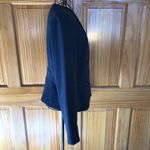 Gap  Double-breasted V-neck Rayon Blend Blazer Navy Size 10 Photo 3