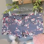 Vanilla Star Jeans Denim Jean Shorts Vanilla Star Womens 9 Floral Stretchy Photo 14