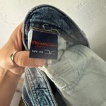 Vigoss  USA Y2k Jeans 7/8 Bootcut Flare Blue Denim Embroidered Low Rise Pants Photo 8