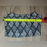 Windsor Women's Seriously Snake Sequined Crop Top, Size S, Great Condition Photo 4