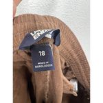 Lands' End  Womens Wide Leg Linen Pants Size 18 Brown Photo 2