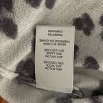 Rebecca Taylor Leopard Print V-Neck Lightweight High Low Sweater Top Size XS Photo 4