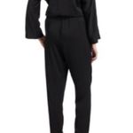BCBGMAXAZRIA Black Margery Long Sleeve Jumpsuit Photo 1
