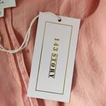 143 Story Peach Satin Blazer NWT Size Small Crinkled Tangerine Blazer Photo 6