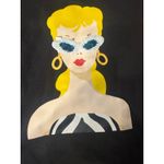 Lily Brown × Barbie Graphic Knit Sweatshirt — Limited Edition Japan Collab Black Size M Photo 2